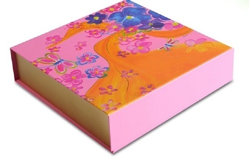 Designer Printed Rigid Box - Paper Material, Rectangular Shape, Custom Sizes Available | Easy To Carry, Elegant Design, Lightweight, Perfect Finish, High Strength