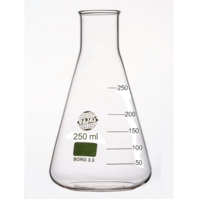 Erlenmeyer Flask Narrow Mouth 250 Ml Equipment Materials: Borosilicate 3.3