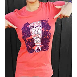 Ladies Round Neck T-Shirt Gender: Female