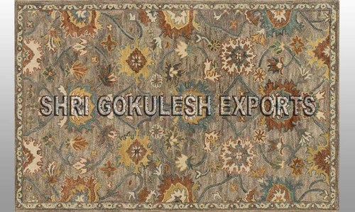 Indian New Style Wool Flat Weave Decorative Carpets Back Material: Woven Back