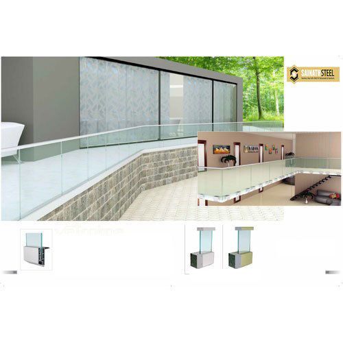 सॉलिड स्कुआ एल्युमिनियम रेलिंग