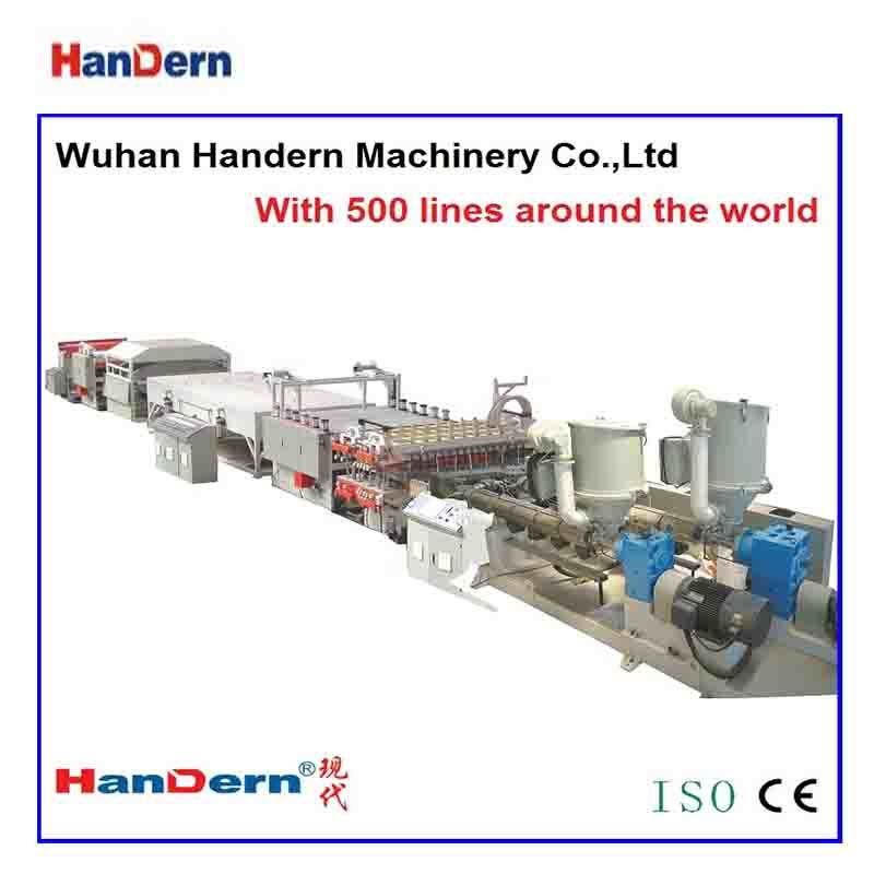 Metal High Output Pp Hollow Profile Sheet Machine