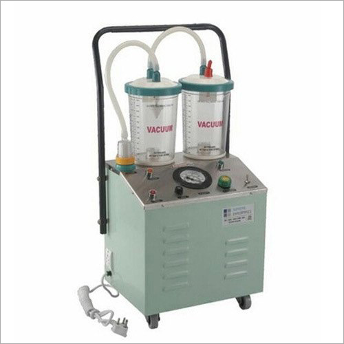 Electric Suction Machine - Stainless Steel, 450 x 350 x 600 mm | 20 kg Weight, 20 L/min Suction Capacity, 50 dB Noise Level, 150 W Power Consumption