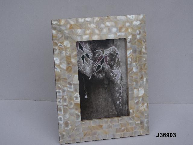 Indian Printed Horn Photo Frame