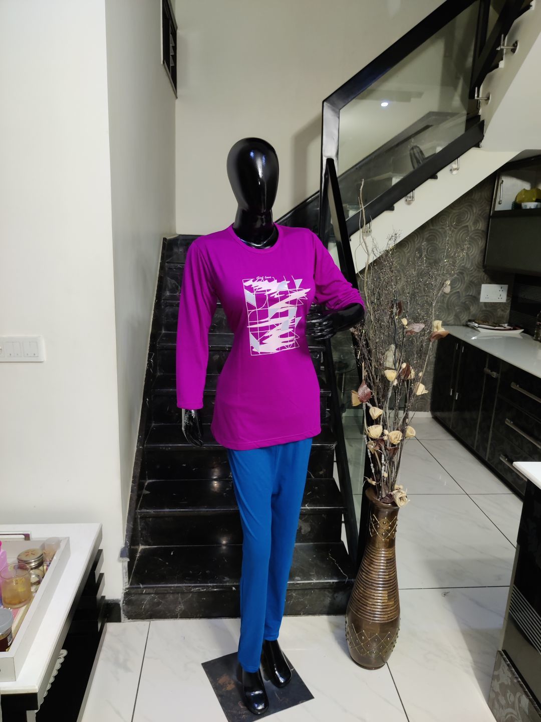 Cotton Full Sleeve Night Suits