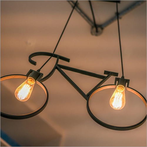 मेटल हैंगिंग लैंप साइकिल