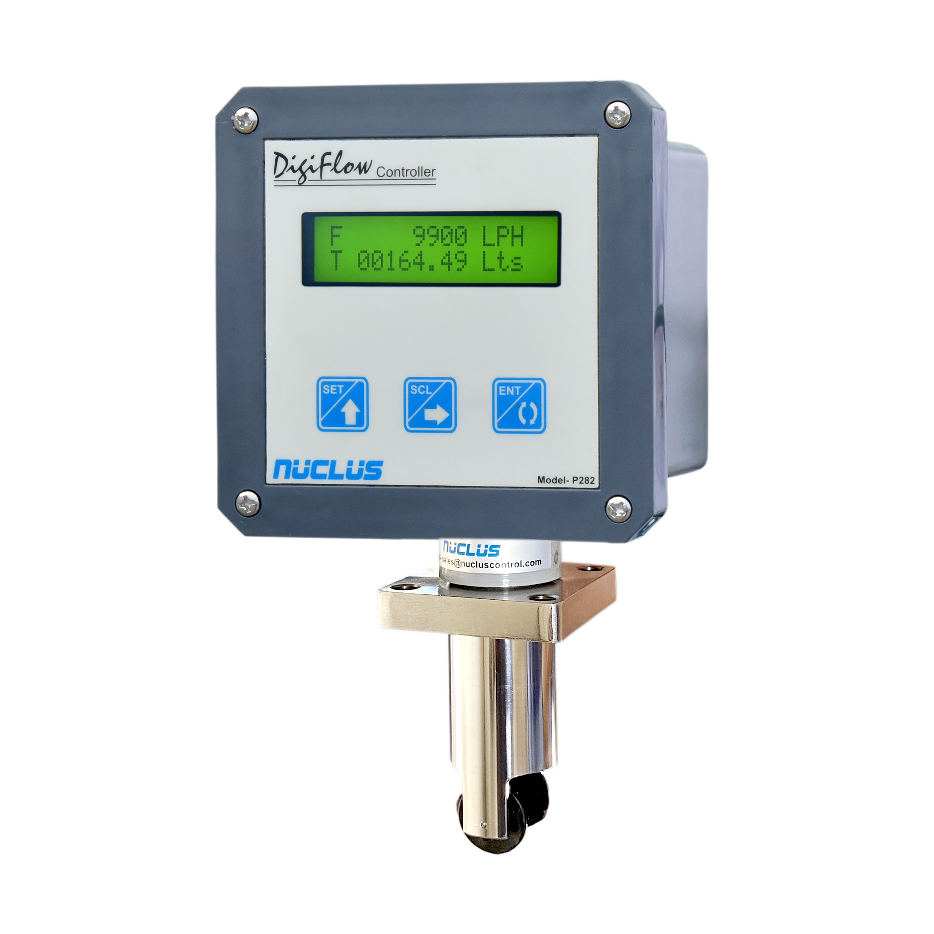Digital Flow Indicator Field Mounting - Material: Metal