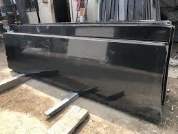 Premium Black Granite - 2/3/4/10 Cm Thickness, Polished Surface Finish, Perfect For Countertops And Flooring Applications