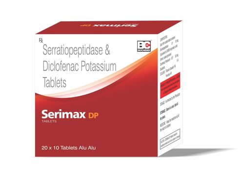 Serratiopeptidase + Diaclofenac Potassium Tablet