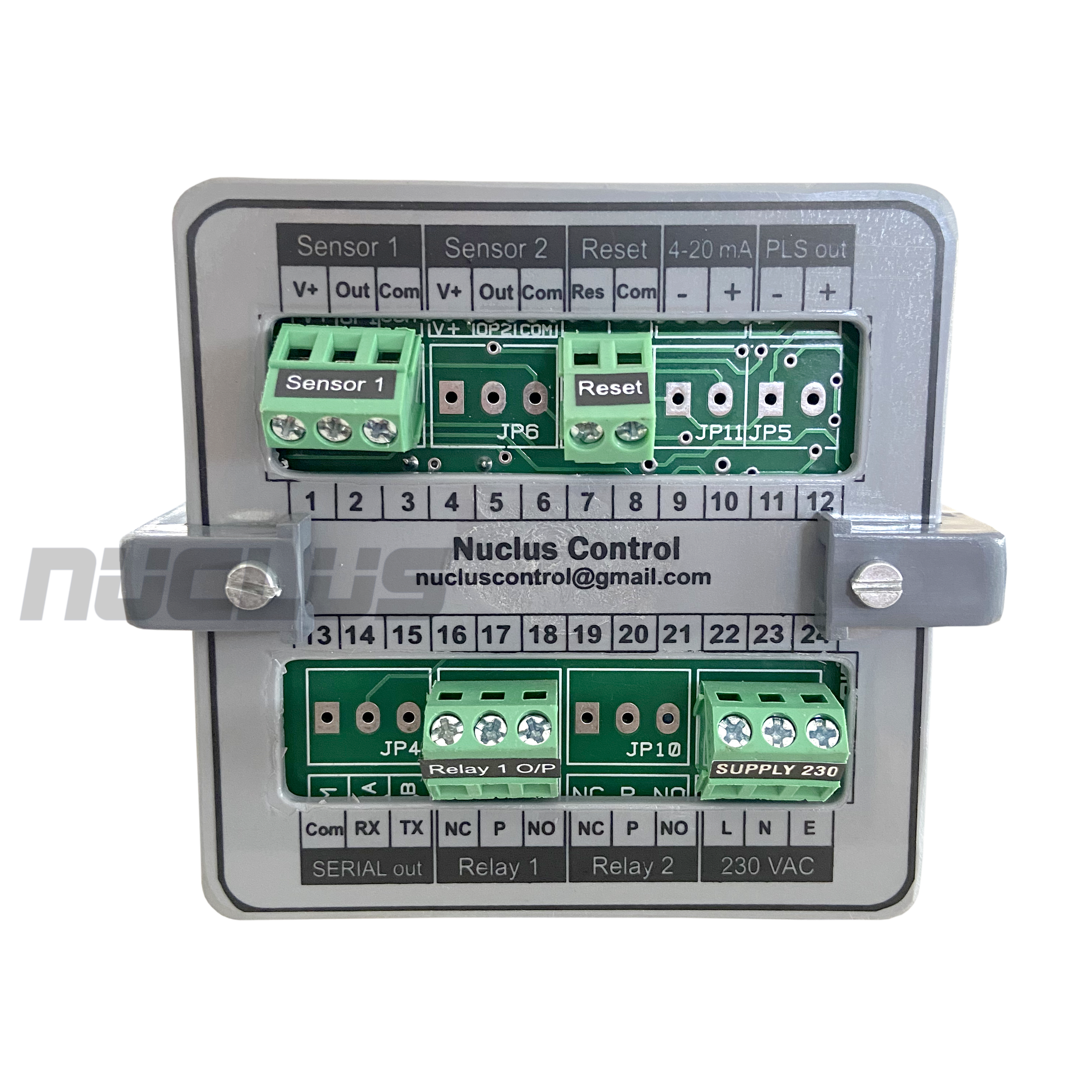 Digital Flow Controller Panel Mounting - Color: Grey