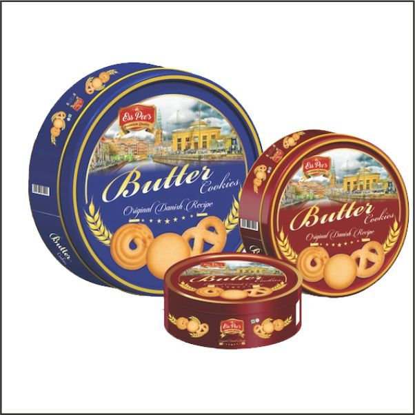 Danish Butter Cookies - Soft Round Cookies, 25% Fat Content | Gluten-free, Sugar-free, Sweet Flavors Of Cassia, Chocolate, Coffee, Cream, Fruity, Honey