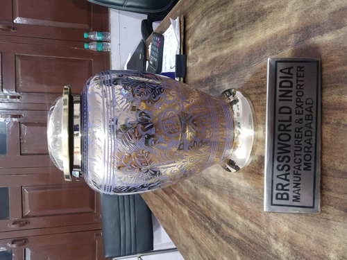 Brass Domtop Cremation Urn Funeral