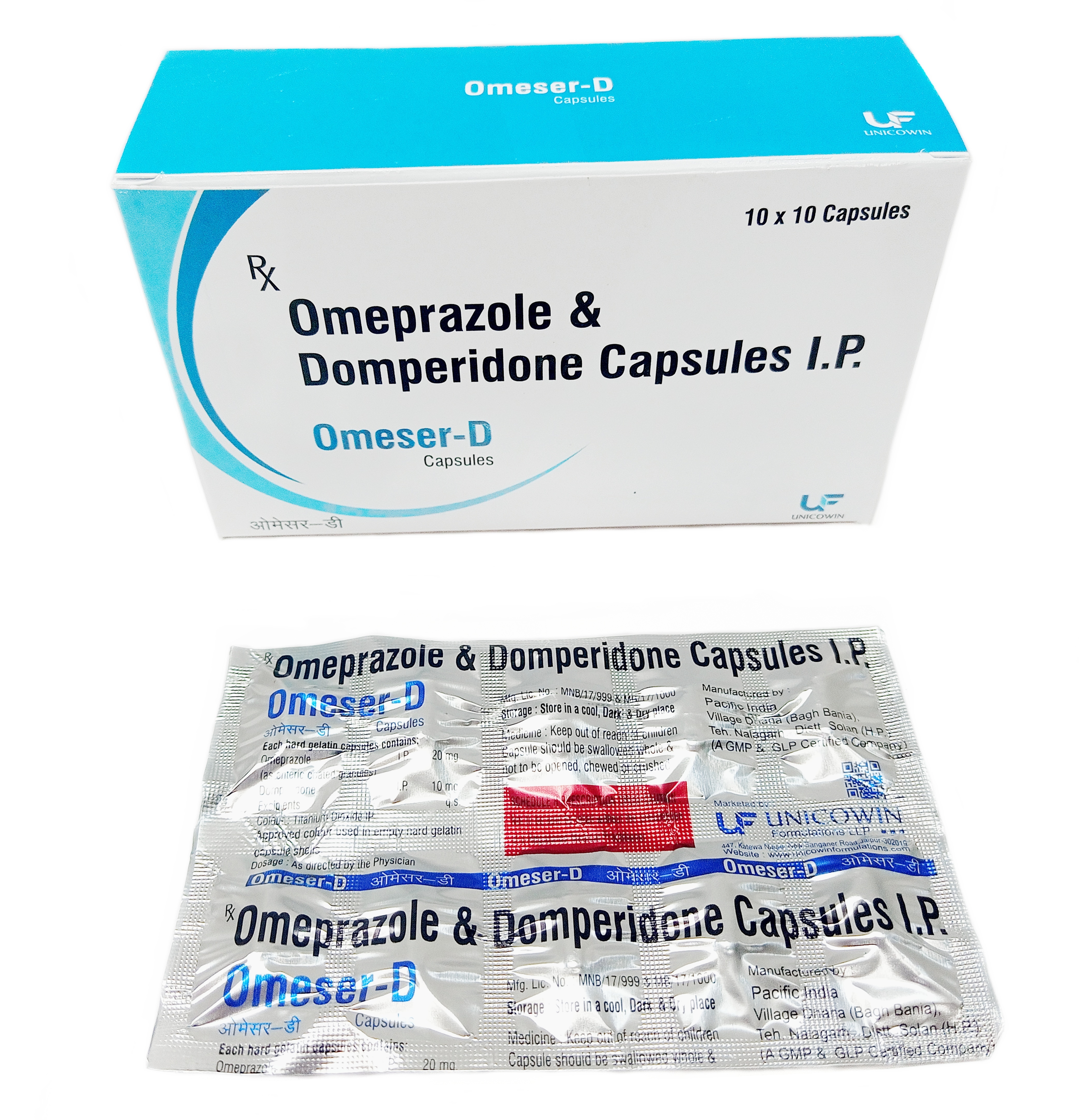 Omeprazole 20mg And Domperidone 10mg Sr Capsules General Medicines