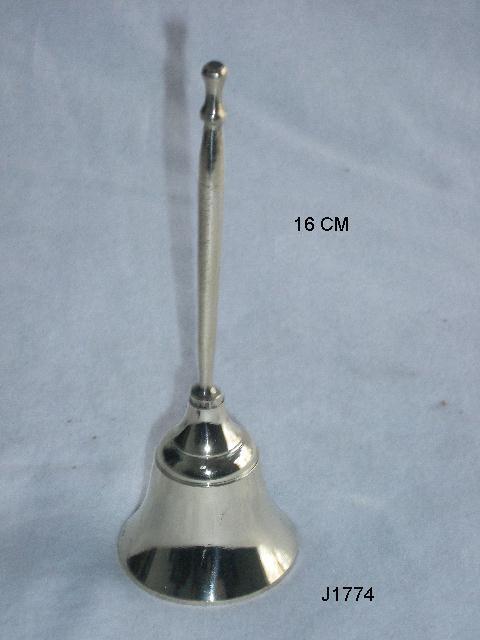 Brass Bell With Metal Bird Father Handle Good Quality