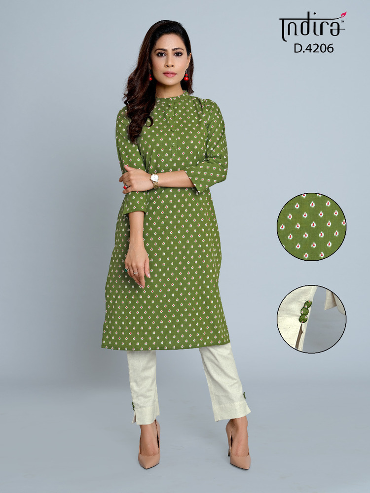 मिक्स प्योर 60S कैम्ब्रिक कॉटन कुर्ती