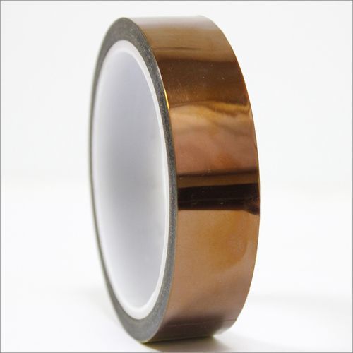 Kapton Tape - Polyester Material, Single-Sided Pressure Sensitive Adhesive, Brown Color