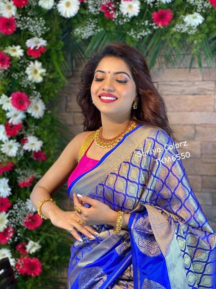 Ladies Silk Saree - Soft Lichi Silk Fabric, Beautiful Rich Pallu & Jacquard Work, Multi Color For Traditional Occasions