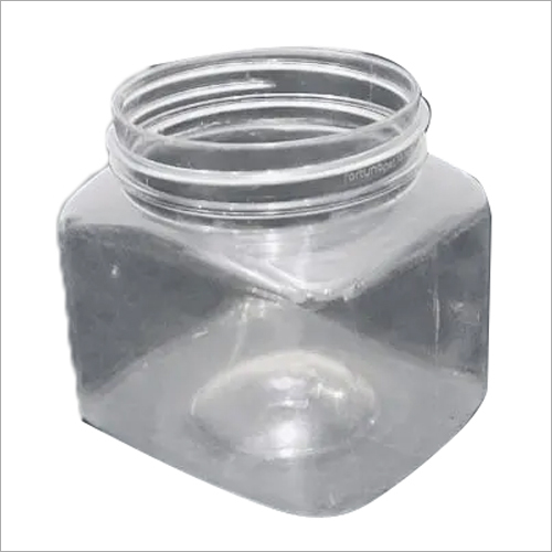 Clear Plastic Jar - 50ml Round, Transparent Polyethylene Terephthalate (Pet) Material | Lightweight, Glossy Finish, Wide Mouth Design