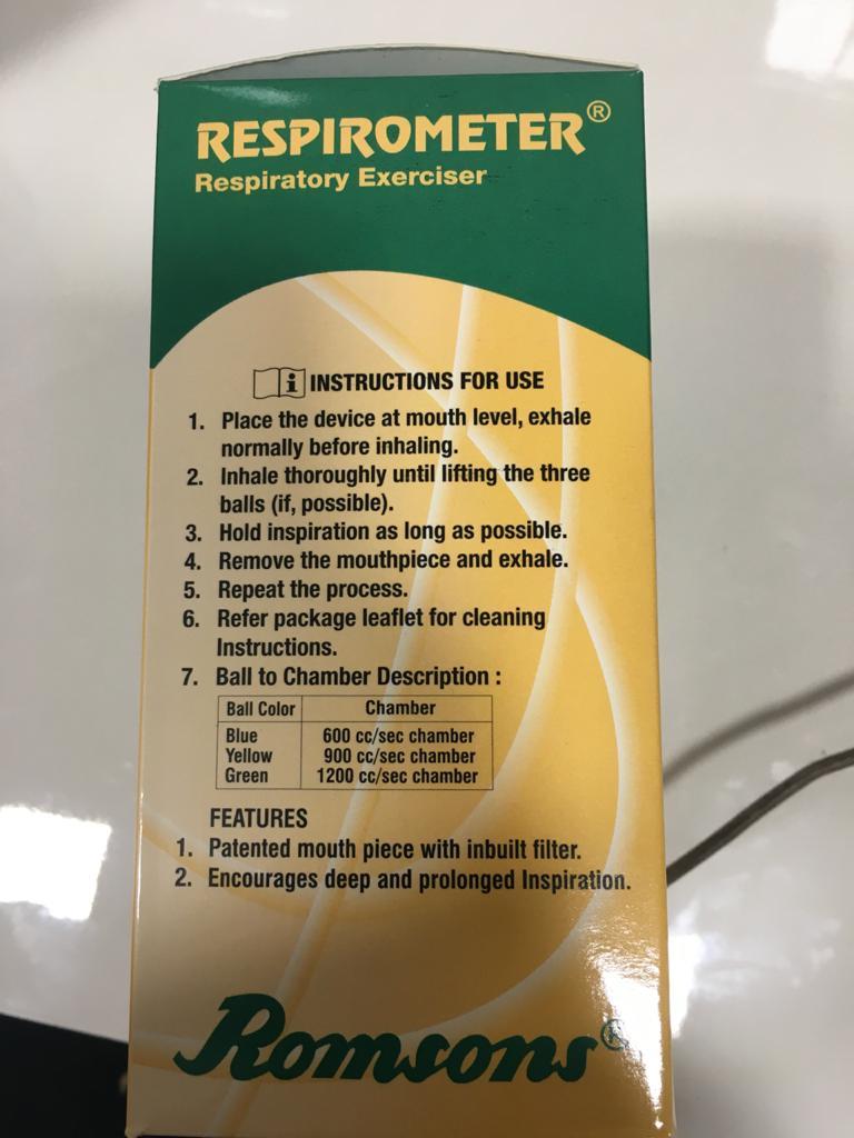Romsons Respirometer Recommended For: All Age