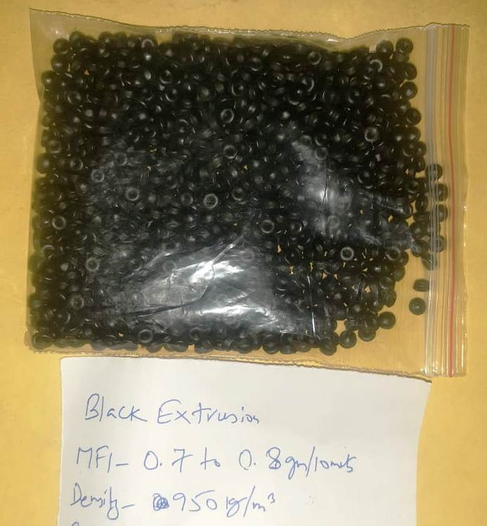 Black Hd Granules - Imported Reprocessed Granules For Polymer Blends, Inks, And Extrusion Applications | Color: Black, Ideal For Commercial Use