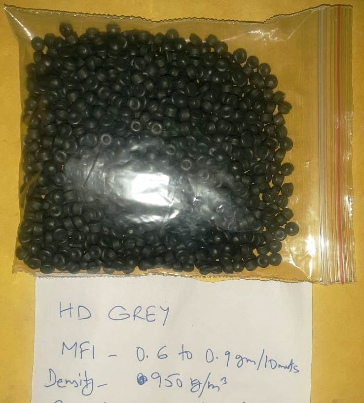 Hd Grey Granules - Imported Reprocessed Material | High Mechanical Strength, Thermal Stability, Exceptional Toughness
