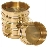 Brass Testing Sieves - Brass Material, 50-200 mm Diameter Range, 50-150 mm Height Range | ASTM E11 Compliance, Polished Finish, Particle Size Analysis