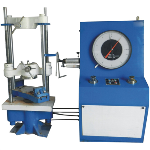 Blue Mechanical Computer Universal Testing Machine