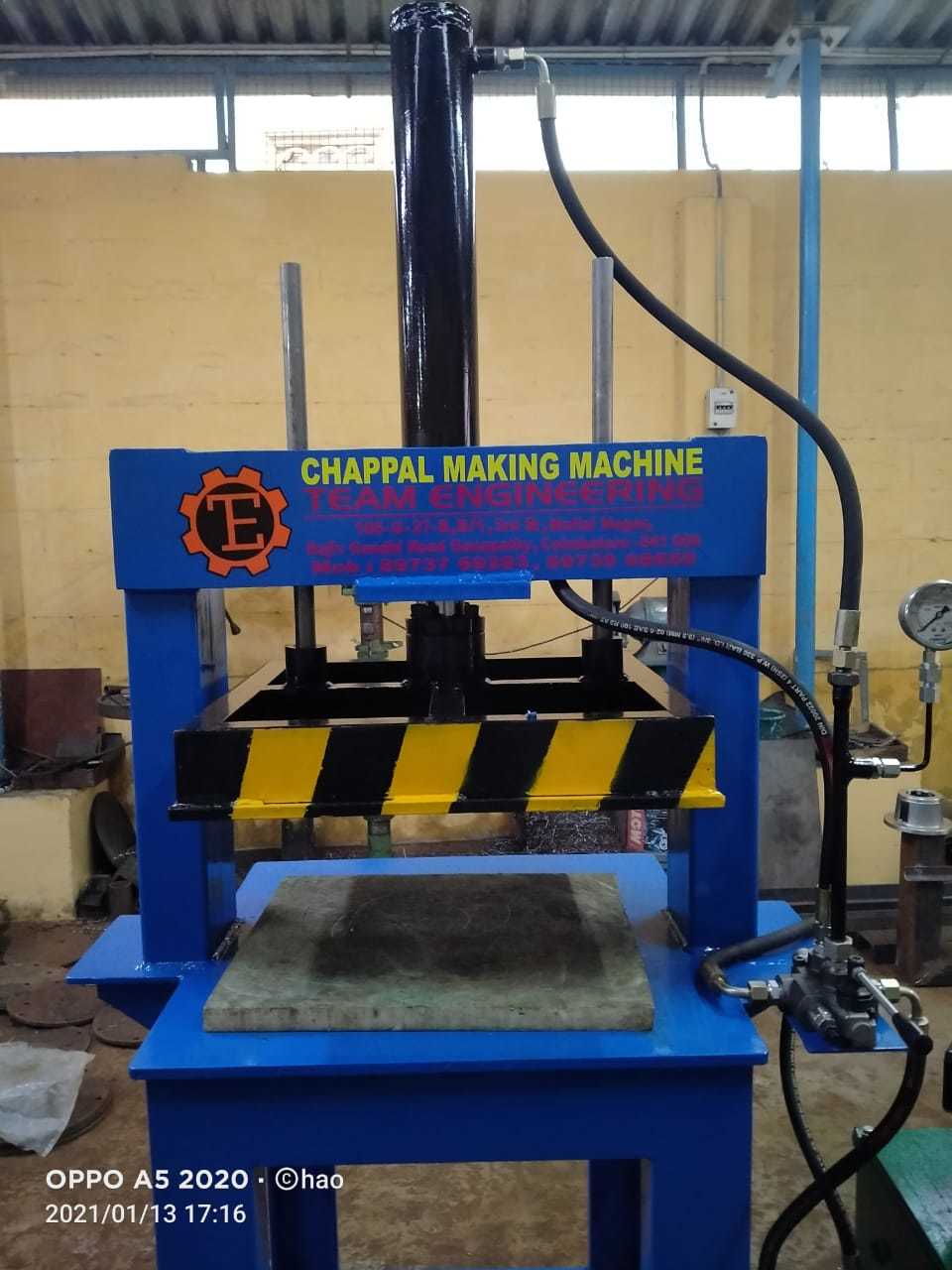 Low Noice Chappal Making Machine