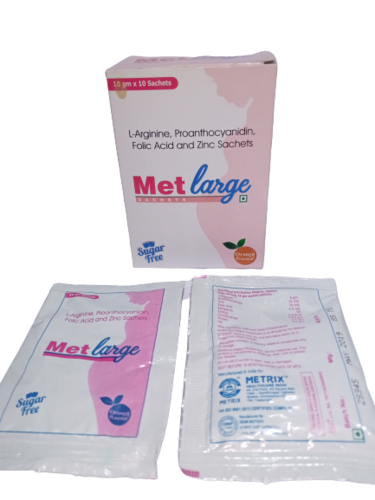 L-Arginine + Proanthocyanidin + Folic Acid + Zinc Sachets General Medicines