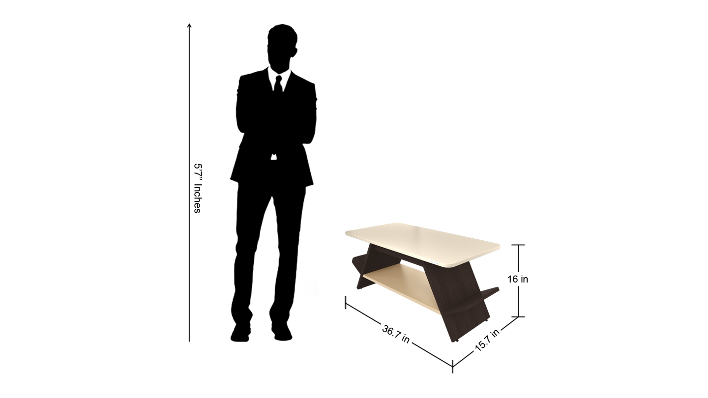 Prism Coffee Table No Assembly Required