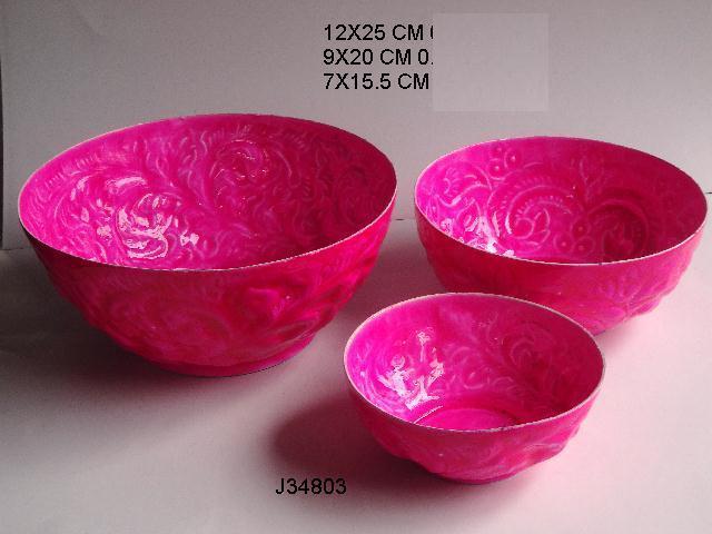 Polishing Ceramic Finish Bowl Votive Holder