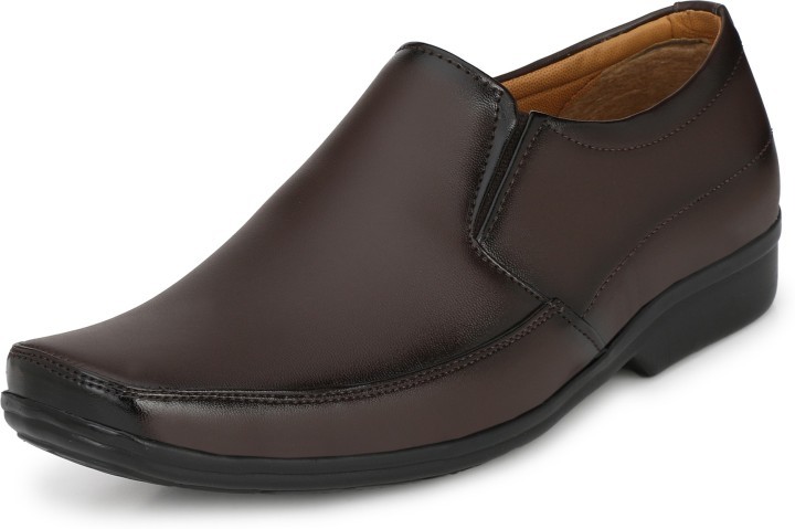 Mens Formal Shoes - Leather, All Sizes, Brown | Suitable For Rainy, Spring, Summer, And Winter Seasons