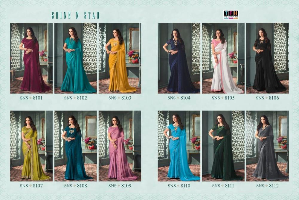 Designer Saree - Georgette, Embroidered | Bollywood Style with Sequin Work for Designer Occasions, Available in All Colors