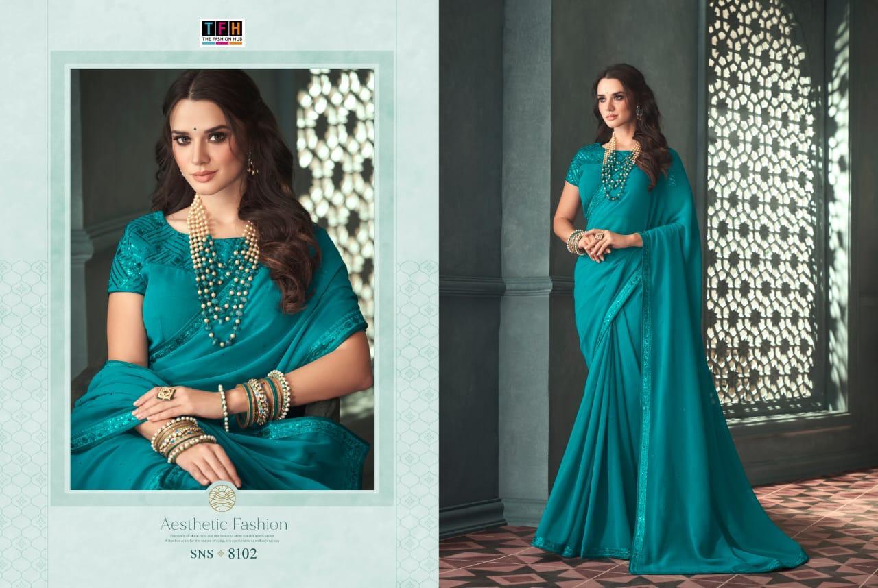 Designer Saree - Georgette, Embroidered | Bollywood Style With Sequin Work For Designer Occasions, Available In All Colors