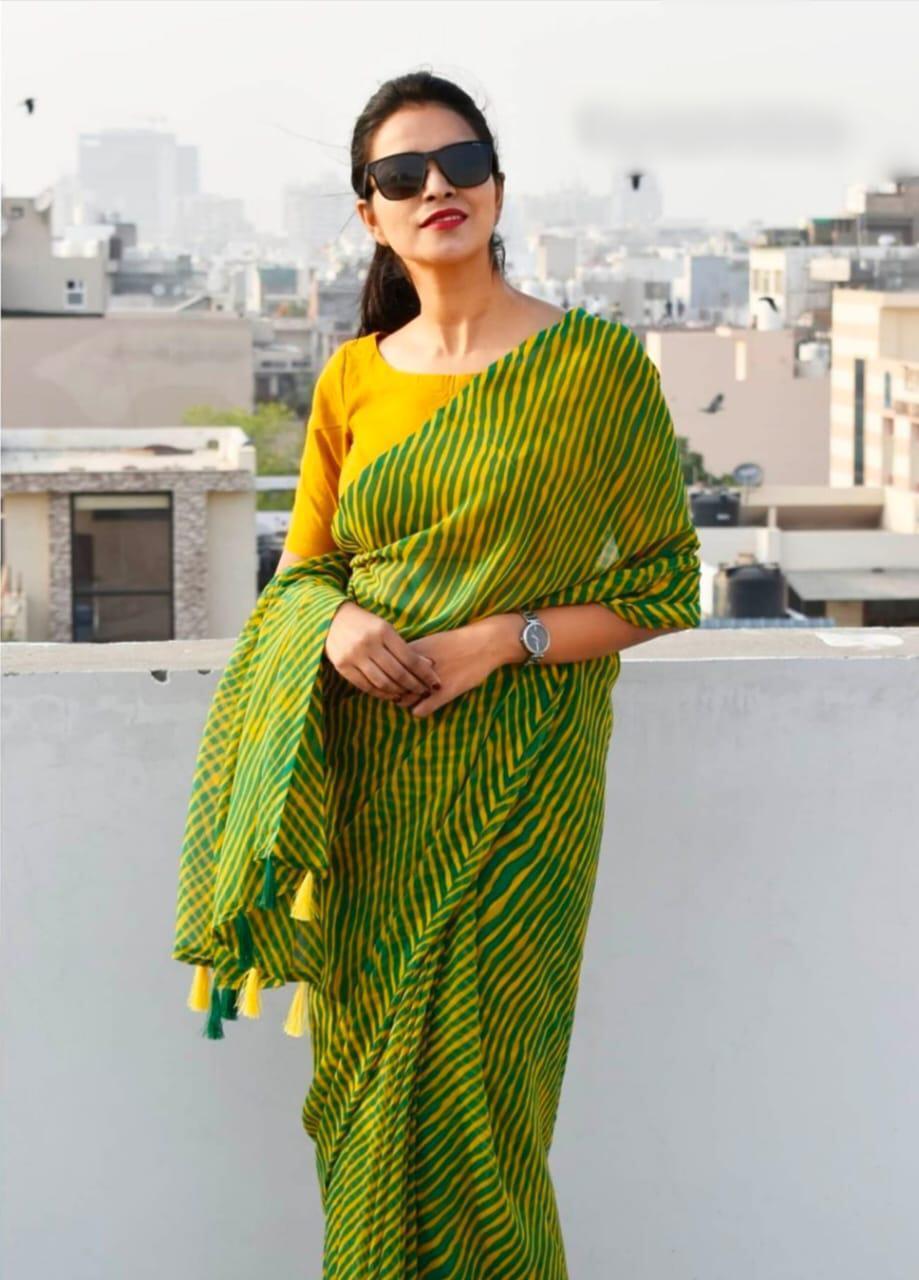 Multi Colour Ladies Fancy Saree