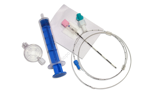 Epidural Anesthesia Kit - Closed Round Tip Catheter & Tuohy Needle , Polished Bevel Edge & Lor Syringe With Hydrophobic Filter