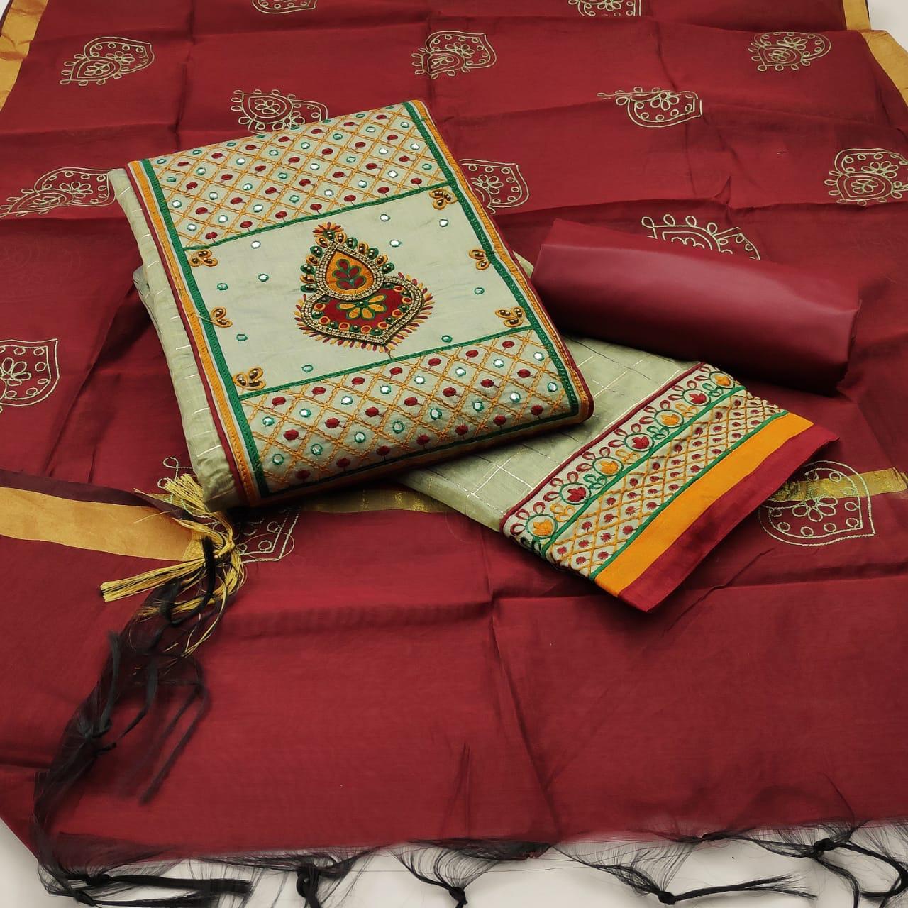 Indian Khatli Work Suit