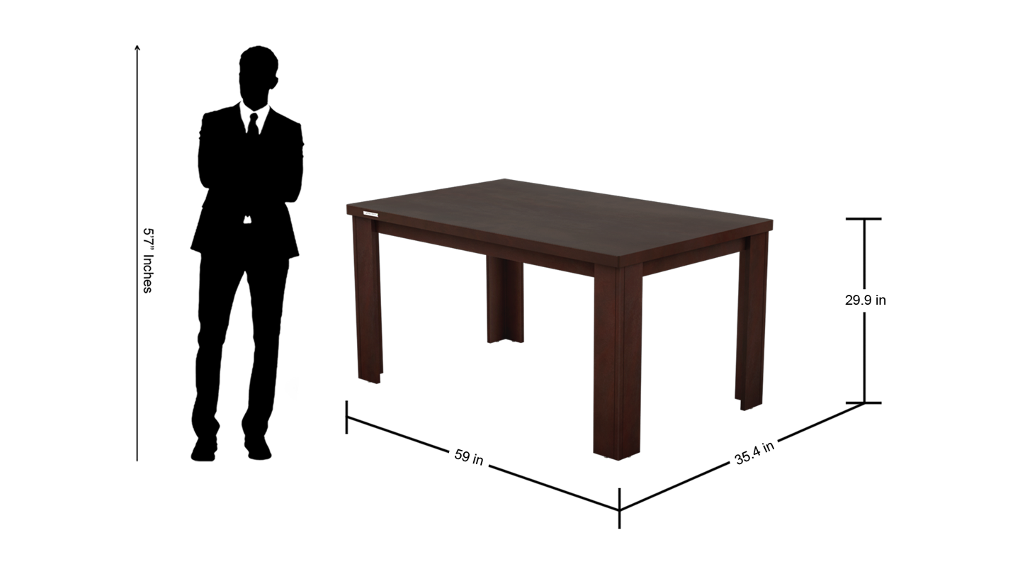 Jack Dining Table No Assembly Required
