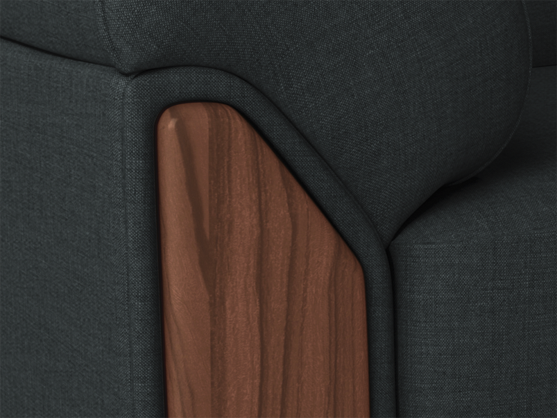 Plum L Shaped Sofa No Assembly Required