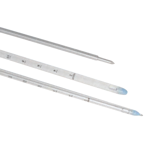 Trocar Catheters - Sterile Double Packed, Large Smooth Drainage Eyes & Depth Markings For Efficient Use - Flat Handle For Easy Maneuverability