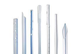 Trocar Catheters - Sterile Double Packed, Large Smooth Drainage Eyes & Depth Markings For Efficient Use - Flat Handle For Easy Maneuverability