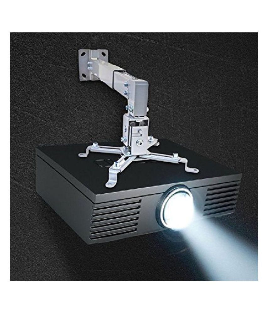 White And Black Projector Ceiling Mount Kit