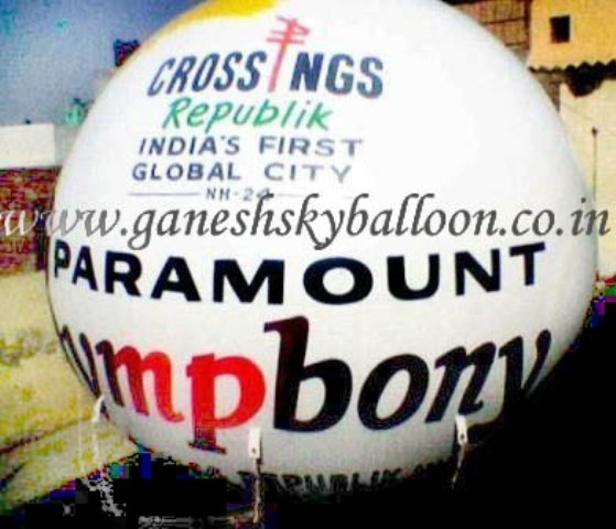 Sky Balloons - Pvc Material, 12 X 12 Feet, White Color | Durable, Versatile, Safe, Eco-friendly, Customized Design