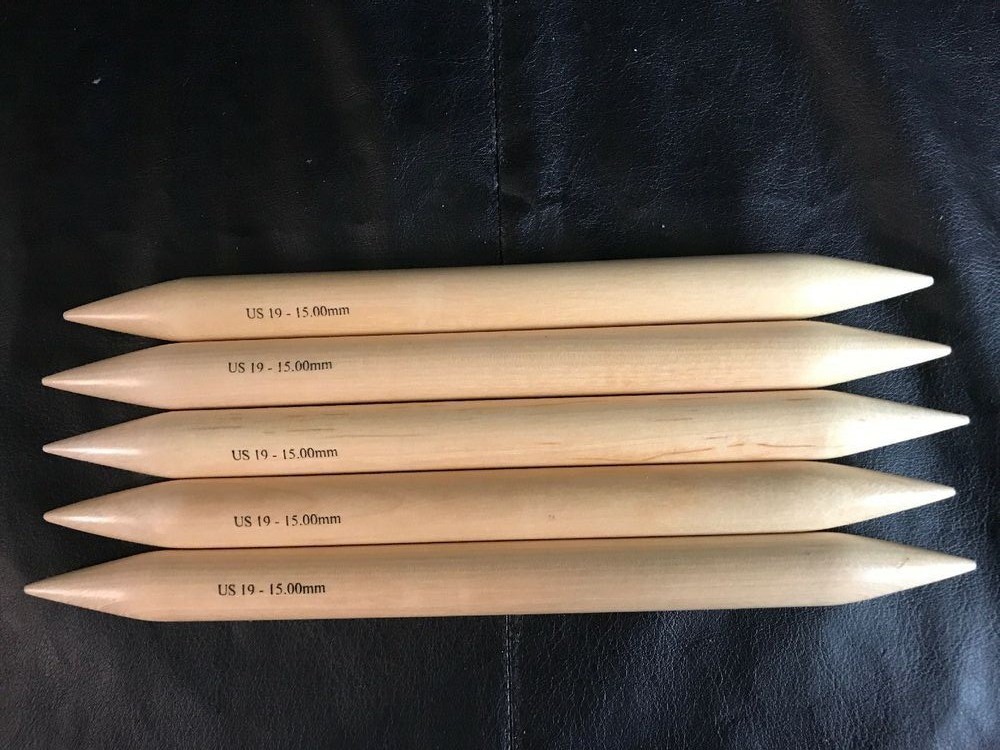 Double Point Maple Wood Knitting Needles
