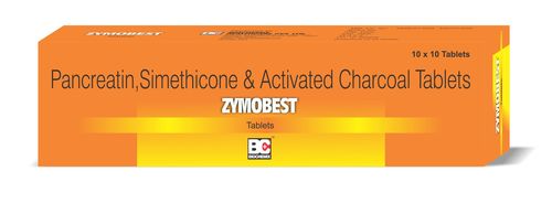 Pancreatin Simethicone & Activated Charcoal Tablets