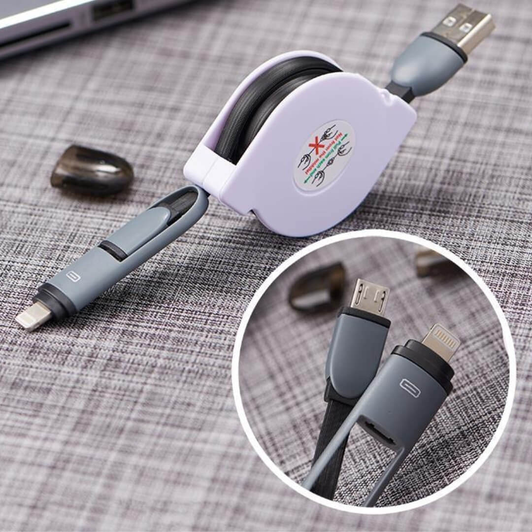 Yo Yo Data Cable With C Type