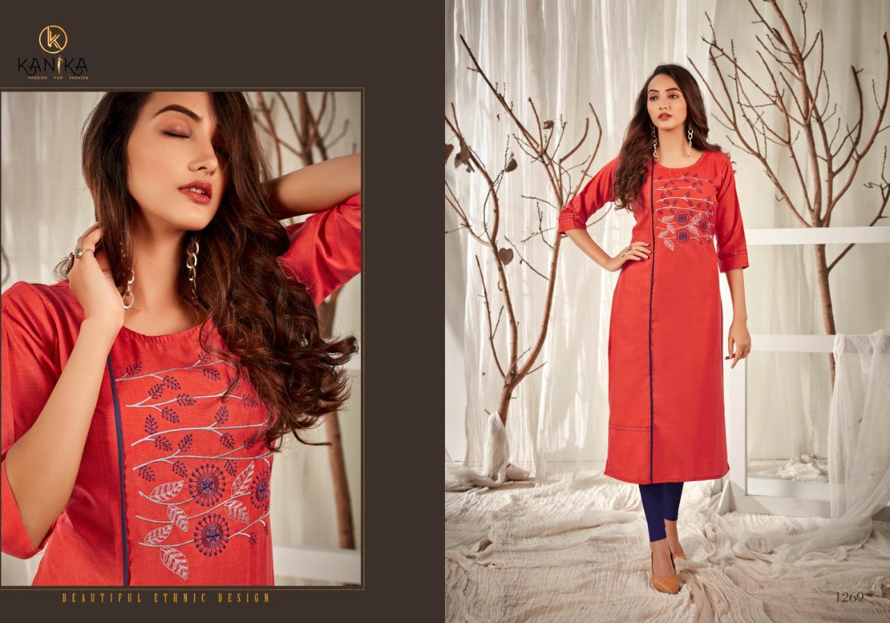 Aditi Vol 8 Rubby Silk With Embroidery Work Kurtis - Rubby Silk, Sizes M To 5xl, 10 Elegant Designs | Embroidered Pattern, 3-4th Sleeve Style, Versatile For All Seasons