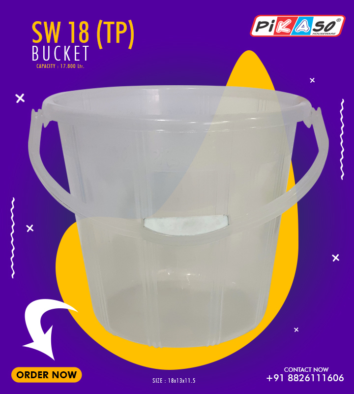 Cyan Sw 18 Bucket (Transparent)