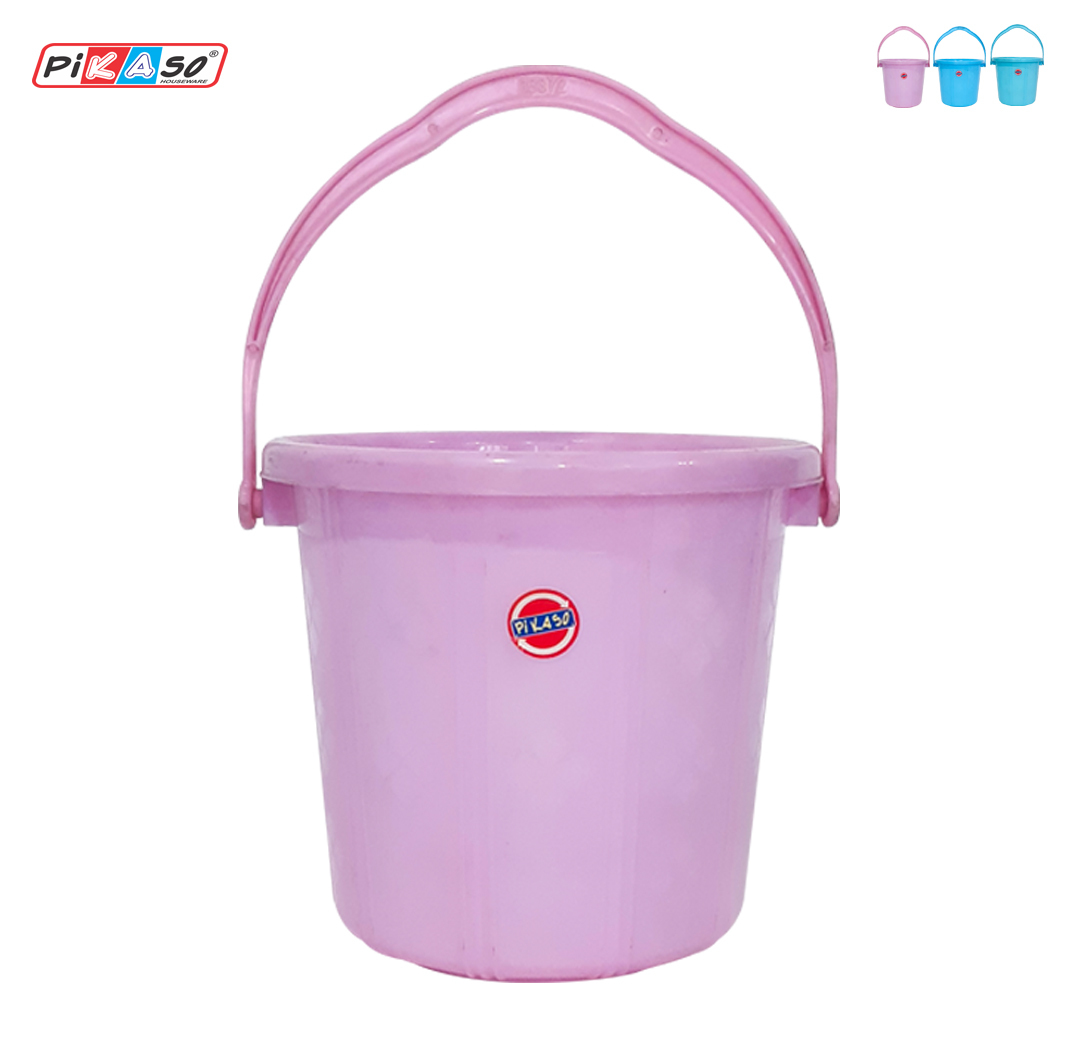 Sw 4 Bucket Lid - Polypropylene 8x8x2 Inch Cyan Blue Pink | Soft Material Round Shape Perfect For Household Use 54 Grams