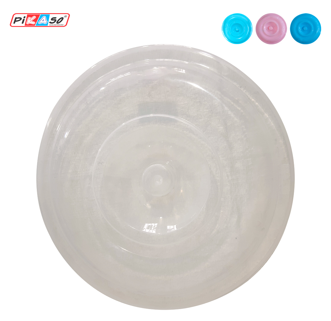 Sw 4 Bucket Lid - Polypropylene 8x8x2 Inch Cyan Blue Pink | Soft Material Round Shape Perfect For Household Use 54 Grams
